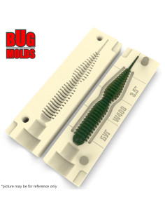 Fishing soft bait mold Dagger 3,5 inch model ID W408 from Bugmolds 2