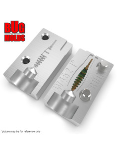 Fishing soft bait mold JavaTanta 1 inch model ID W462 from Bugmolds 2