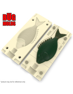Fishing soft bait mold ToughGuy 3,5 inch model ID W493 from Bugmolds 2