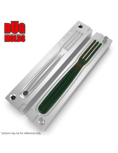 Fishing soft bait mold OctoTail 4 inch model ID W497 from Bugmolds 2