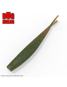 Fishing soft bait mold ForkTail 7 inch model ID W502 from Bugmolds
