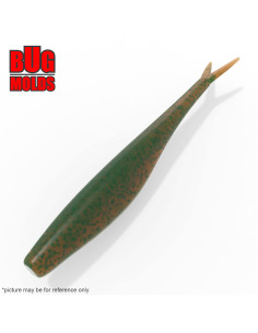 Fishing soft bait mold JerkShad 5 inch model ID W530 from Bugmolds