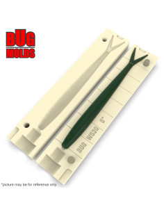 Fishing soft bait mold JerkShad 5 inch model ID W530 from Bugmolds 2