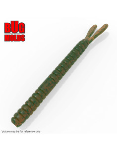 Fishing soft bait mold ForkTail 5 inch inch model ID W494 from Bugmolds