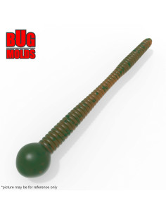 Fishing soft bait mold MiceTails 3 inch inch model ID W518 from Bugmolds