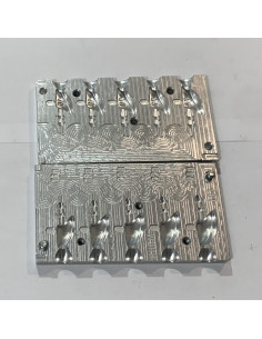 Aluminum CNC Mold Jig Head Boot Shape Model 1 16-24g 5-cav: 16-18-20-22-24g ID BL87_50_20