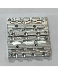 Aluminum CNC Mold Eccentric Joint Sinker Explorer Long Shape 4-10g 7-cav: 4-5-6-7-8-9-10g ID BL344_50_20