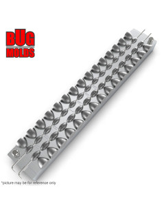 Aluminum CNC Mold InLine Sinker Olive Lead 1-1,5g 30-cav: 1-1-1-1-1-1-1-1-1-1-1-1-1-1-1-1,5-1,5-1,5-1,5-1,5-1,5-1,5-1,5-1,5-1,5- 2