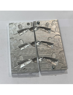 Aluminum CNC Mold Jig Head CrazySandEelOffShore 20-30g 3-cav: 20-20-30g ID BL773_50_20