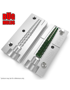 Fishing soft bait mold TroutMagnet 2 inch model ID W842 from Bugmolds 2