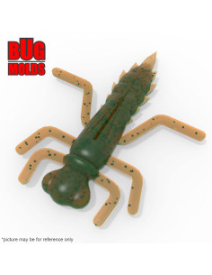 Fishing soft bait mold Kazara 1,3 inch model ID B127 from Bugmolds