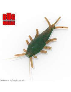 Fishing soft bait mold BedBug 1,3 inch model ID B189 from Bugmolds