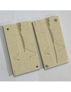 Clearance sale -20% BiffleBug 3,6inch 1-cav Stone mold