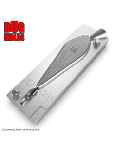 Aluminum CNC Mold Carp Sinker Trilob 80g 1-cav: 80g ID BL222_0_20 2