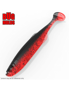 Fishing soft bait mold TulkBait 4 inch model ID V1130 from Bugmolds