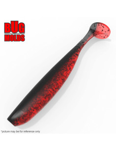 Fishing soft bait mold EasyShiner 2,55 inch model ID V1175 from Bugmolds