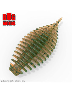 Fishing soft bait mold BellowsGill 1,6 inch model ID W801 from Bugmolds