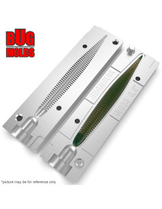 Fishing soft bait mold BellowsStick 3,8 inch model ID W823 from Bugmolds 2