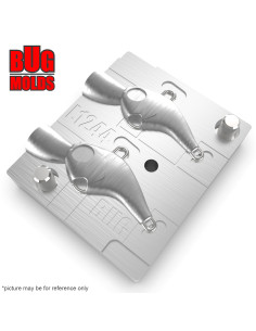 Aluminum CNC Mold Pilker Deracoup Tail Spinner 12-14g 2-cav: 12-14g ID L1244