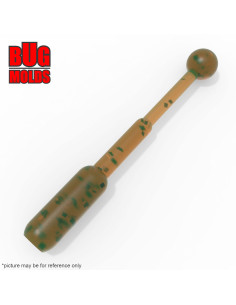 Fishing soft bait mold IceMite 0,75 inch model ID W843 from Bugmolds