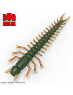 Fishing soft bait mold Hellgrammite 2 inch model ID W865 from Bugmolds