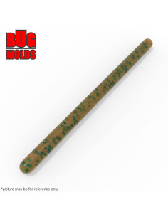 Fishing soft bait mold TroutWorm 2 inch model ID W871 from Bugmolds