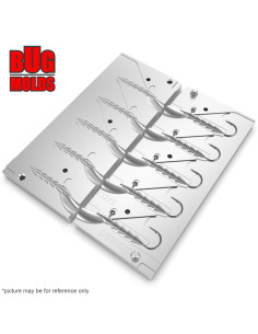 Aluminum CNC Mold Jig Head Eagle Lead 7,1g 5-cav: 7,1-7,1-7,1-7,1-7,1g ID L1242 2