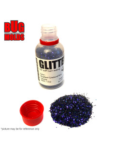 Holographic glitter powder for DIY bait making Gradient Diamond Blue color 0,8mm 60ml / 2oz ID G040