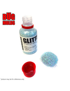 Holographic glitter powder for DIY bait making Magnificent Sky Blue color 0,8mm 60ml / 2oz ID G042