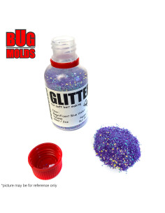 Holographic glitter powder for DIY bait making Magnificent Blue Violet color 0,8mm 60ml / 2oz ID G045