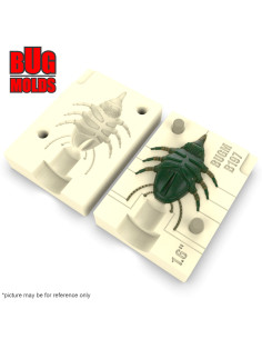 Fishing soft bait mold SandCrab 1,6 inch model ID B197 from Bugmolds 2