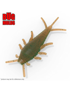 Fishing soft bait mold BedBug 1 inch model ID B199 from Bugmolds