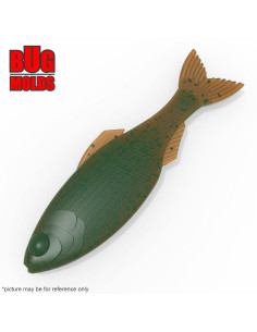 Fishing soft bait mold PanoramaShad 3 inch model ID W943 from Bugmolds