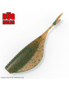 Fishing soft bait mold ClobberMinnow 3 inch model ID W947 from Bugmolds