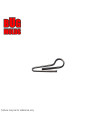 100 clips 26 0,7mm for eccentric joint sinker