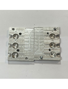 Clearance sale 20% Aluminum CNC Mold Jig Head JigHeadClamp 20-24g 3-cav: 20-22-24 ID BP2203_0_20