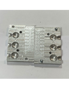 Clearance sale 20% Aluminum CNC Mold Jig Head JigHeadClamp 26-30g 3-cav: 26-28-30 ID BP2204_0_20