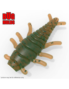 Fishing soft bait mold CustomBedBug 0,6 inch model ID B206 from Bugmolds