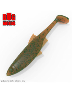 Fishing soft bait mold Bleak 1,4 inch model ID V1259 from Bugmolds