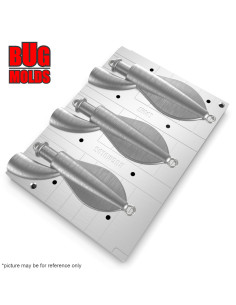 Aluminum CNC Mold Other Sinkers Squid Jig 227-340g 3-cav: 227-283-340g ID L1497