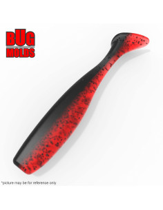 Fishing soft bait mold CALShadTail 3,5 inch model ID V1274 from Bugmolds