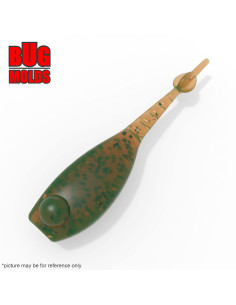 Fishing soft bait mold Stingerz 1,2 inch model ID W990 from Bugmolds