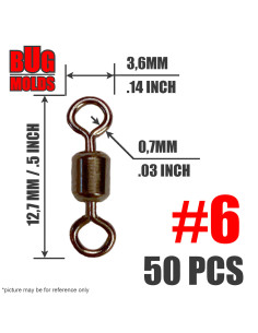 Classic Swivel 6 50pcs