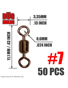 Classic Swivel 7 50pcs