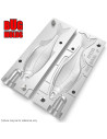 Fishing soft bait mold BM-Bream 4 inch model ID DPA203 from Bugmolds