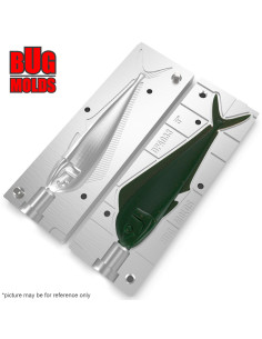 Fishing soft bait mold Y-MahiMahi 5 inch model ID DPA033 from Bugmolds 2