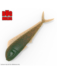 Fishing soft bait mold Y-MahiMahi 5 inch model ID DPA033 from Bugmolds