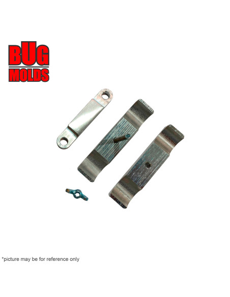 Aluminum Professional 2-color injection set 115 without mixerblock