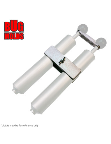 Aluminum Professional 2-color injection set 175 without mixerblock