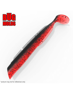 Fishing soft bait mold SandyAndy 3,6 inch model ID V1198 from Bugmolds
